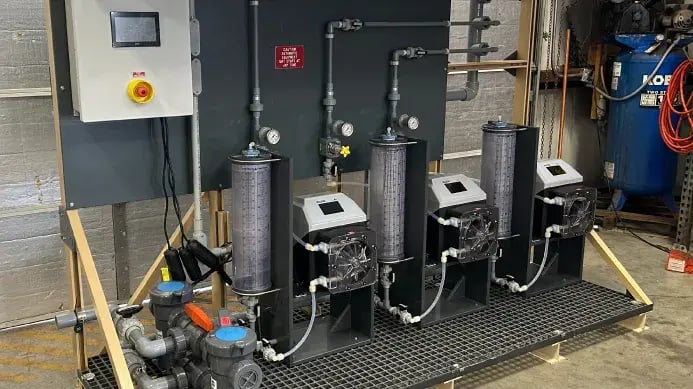 Chemical-feed-control-inside